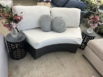 Patio Bench And 2 Sides Table