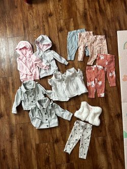 Baby jackets vests and pants size 3-6, 6-9