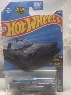 Hot Wheels Batman TV Series Batmobile 103/250 OG Adam West Car Blue Grey, New