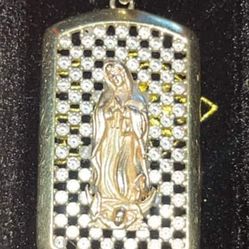 14k Guadalupe Pendant 