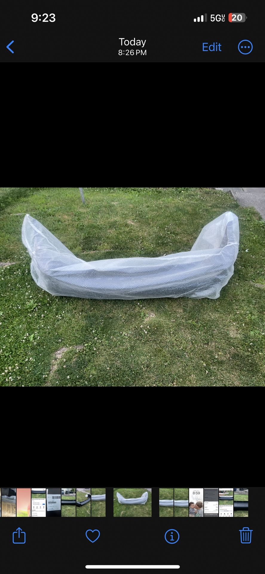 GMC envoy 2002-2009 rear bumper
