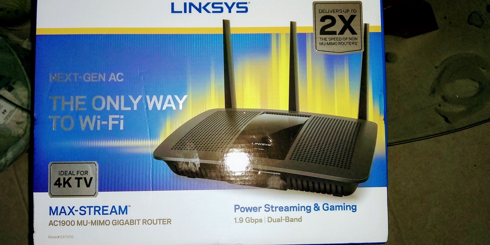 Linksys Max-Stream 1900 Gigabit Wifi Router