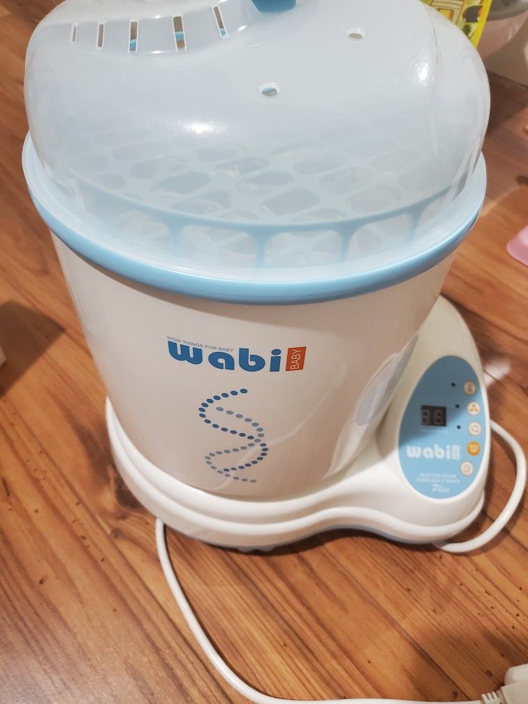 Wabi Baby Electric Steam Baby Bottle and Breast Pump Part Sterilizer and Dryer