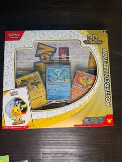 Pokémon 30th Celebration Poster Collection – Sealed
