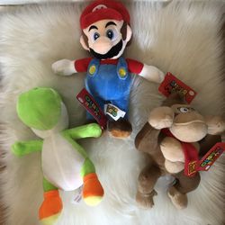 NEW Super Mario Brothers Plushie