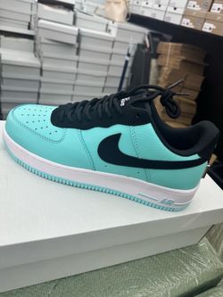 Nike Air Force 1 Low Tiffany Teal Black Sneakers