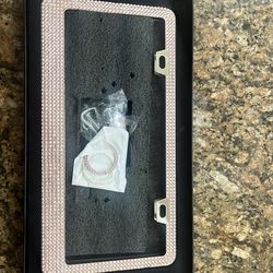 Plate  frame for cars color pink