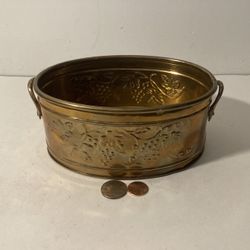 Brass Planter Hosley Made In USA
