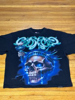 GODSPEED LIBERTY TEARS TEE WASHED BLACK