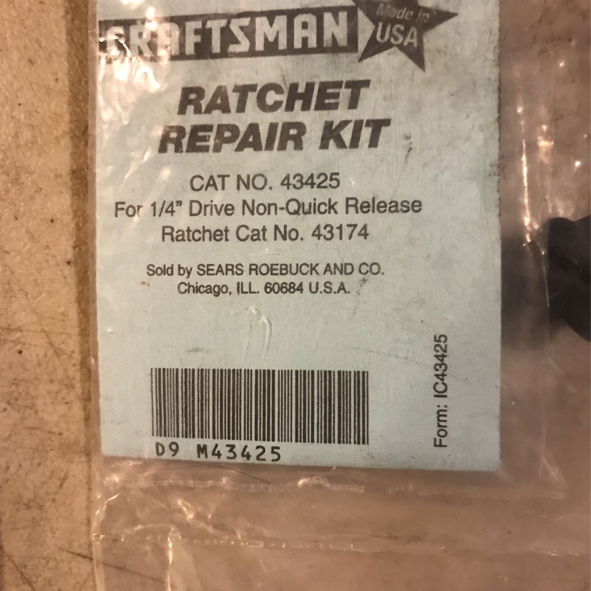 Craftsman Ratchet Repair Kit