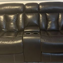 Loveseat With Console 