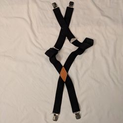 Men's Dickies Black Suspenders 