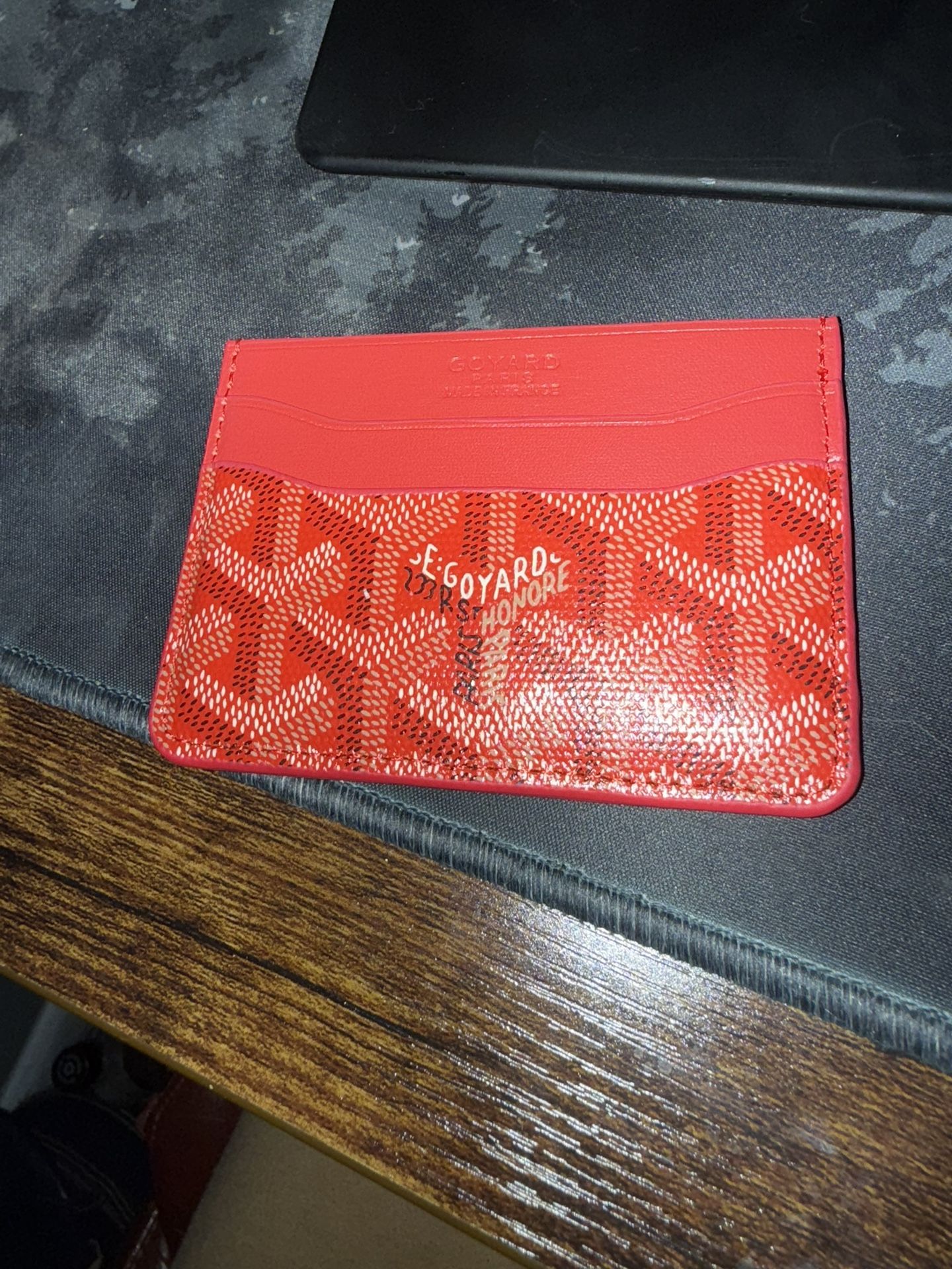 Goyard Red Card Holder