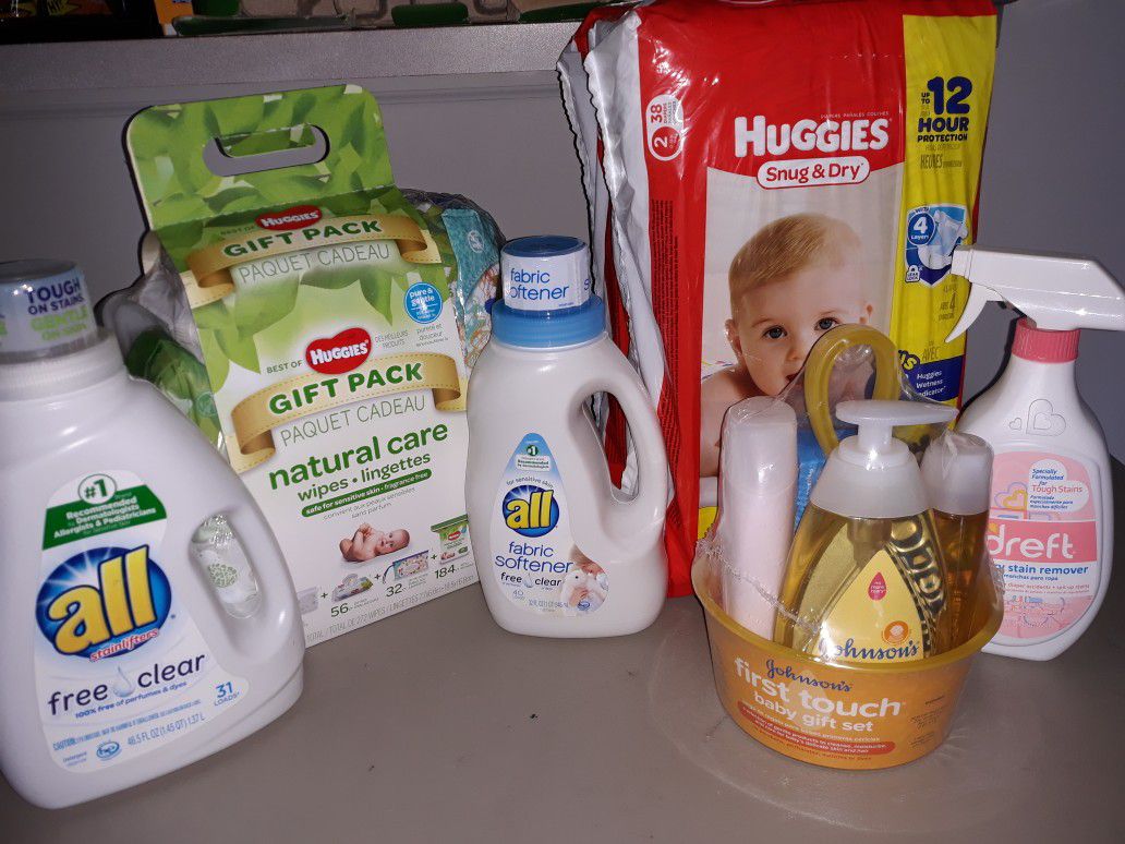 BABY DIAPER AND SOAP BUNDLE