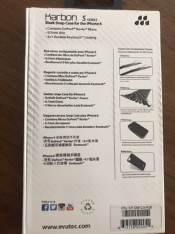 Evutech Eutec Kevlar Body Armour Iphone 6