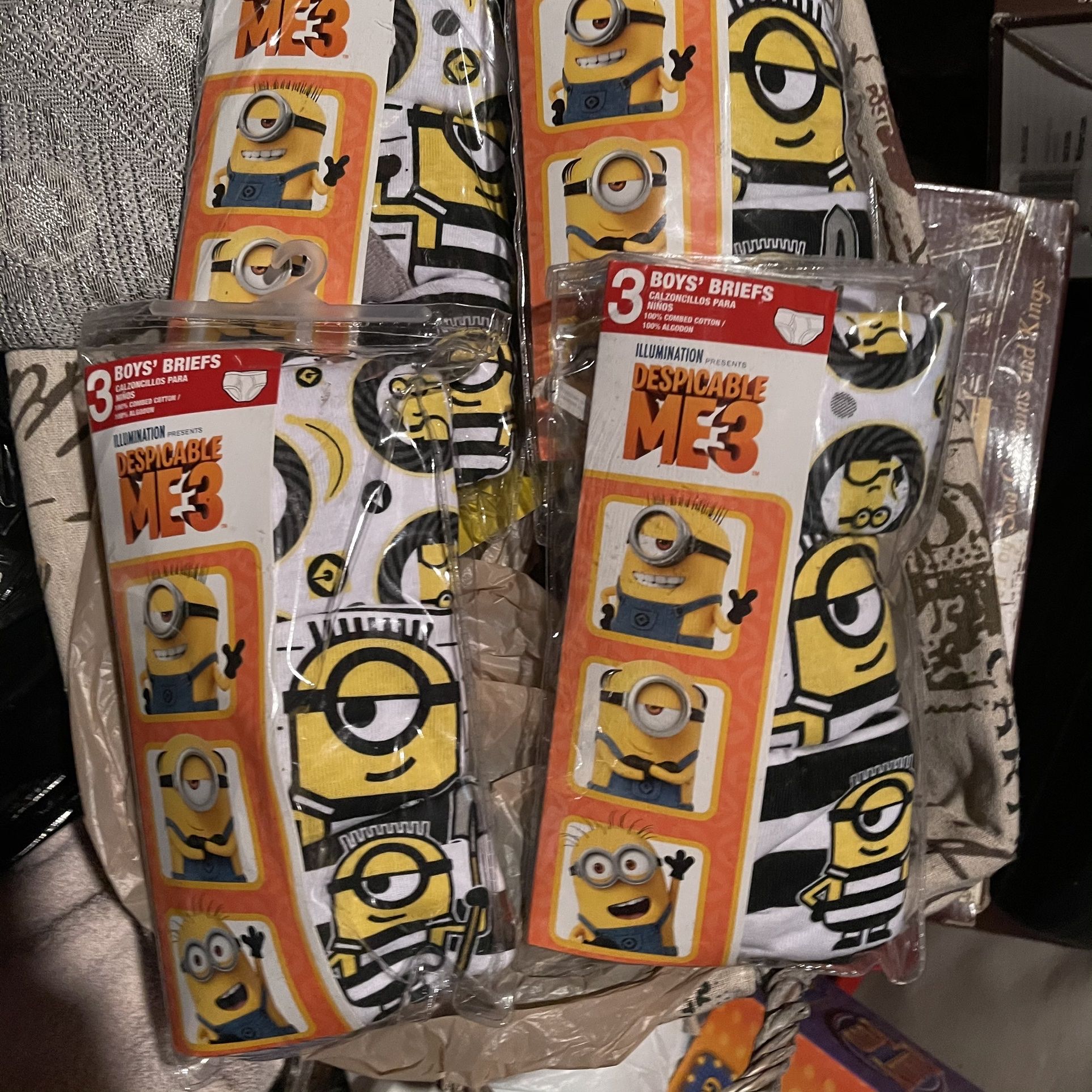 4 Packs Of Despicable Me 3 Boys Briefs
