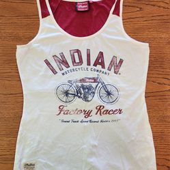 INDIAN MOTORCYCLE COMPANY TANK TOP,  SIZE M