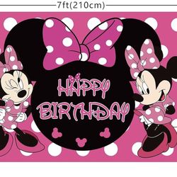 Minnie Mouse Birthday Banner 