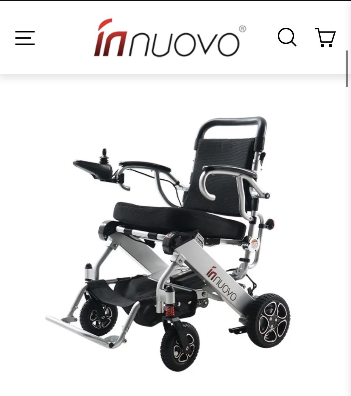 Lightweight Foldable Electric Wheelchair