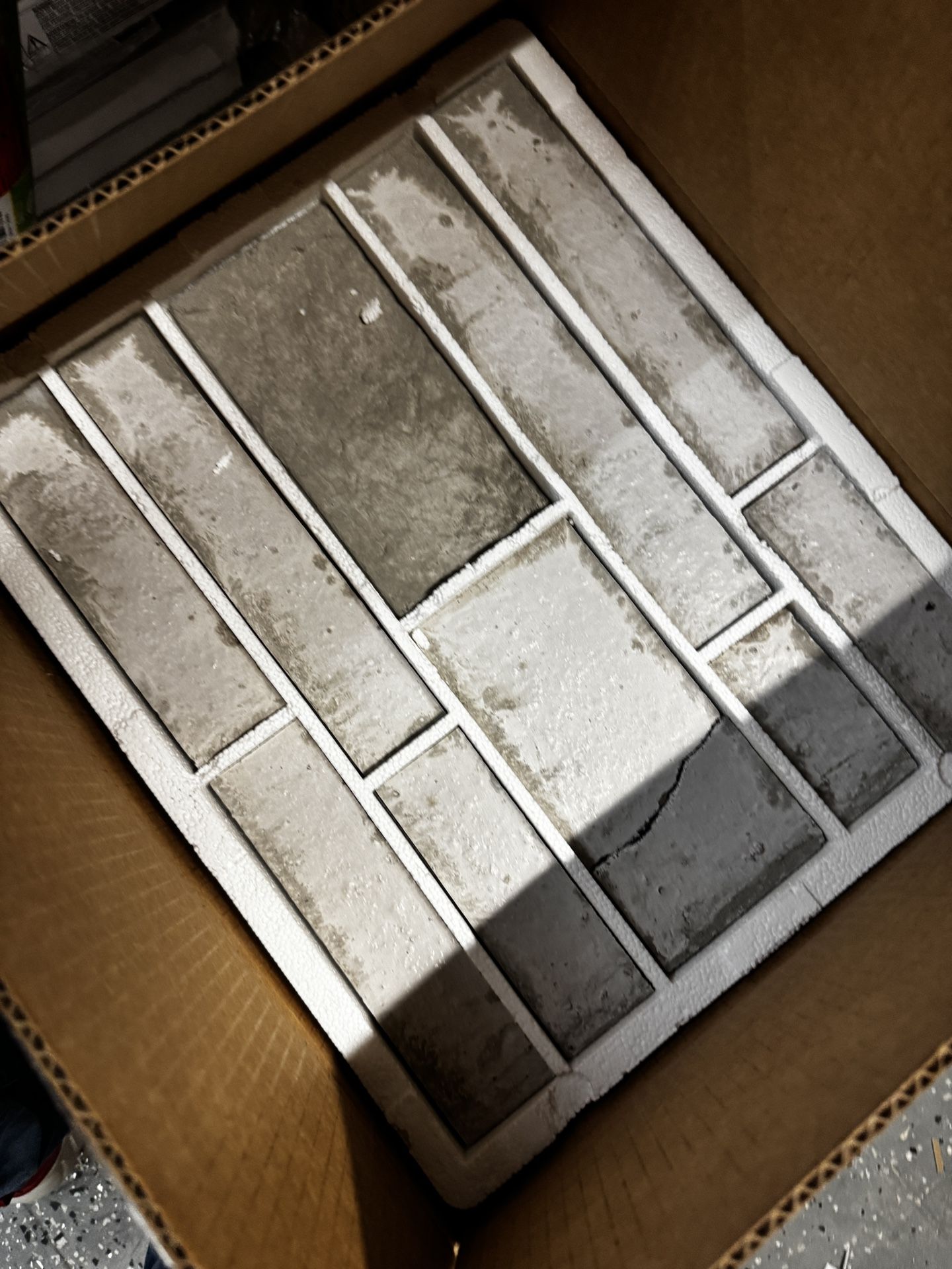 4 Cases $100/Ocean View Light Sandstone Cement Standard Primary Wall Tiles (8 sq. ft./case)