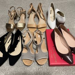 Shoes Size 8-8.5 6 Pairs 