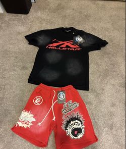 Red and black Hell star set