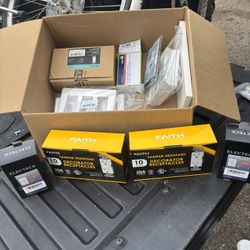 Power outlets and switches