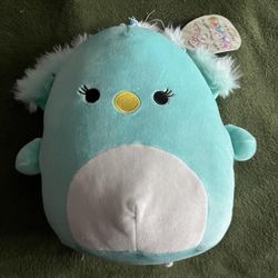 Tiff the Teal Peacock 8” Squishmallow 