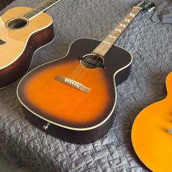 Recording King Acoustic Guitar With Passive Pickup 