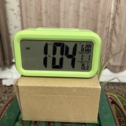 Digital alarm clock.
