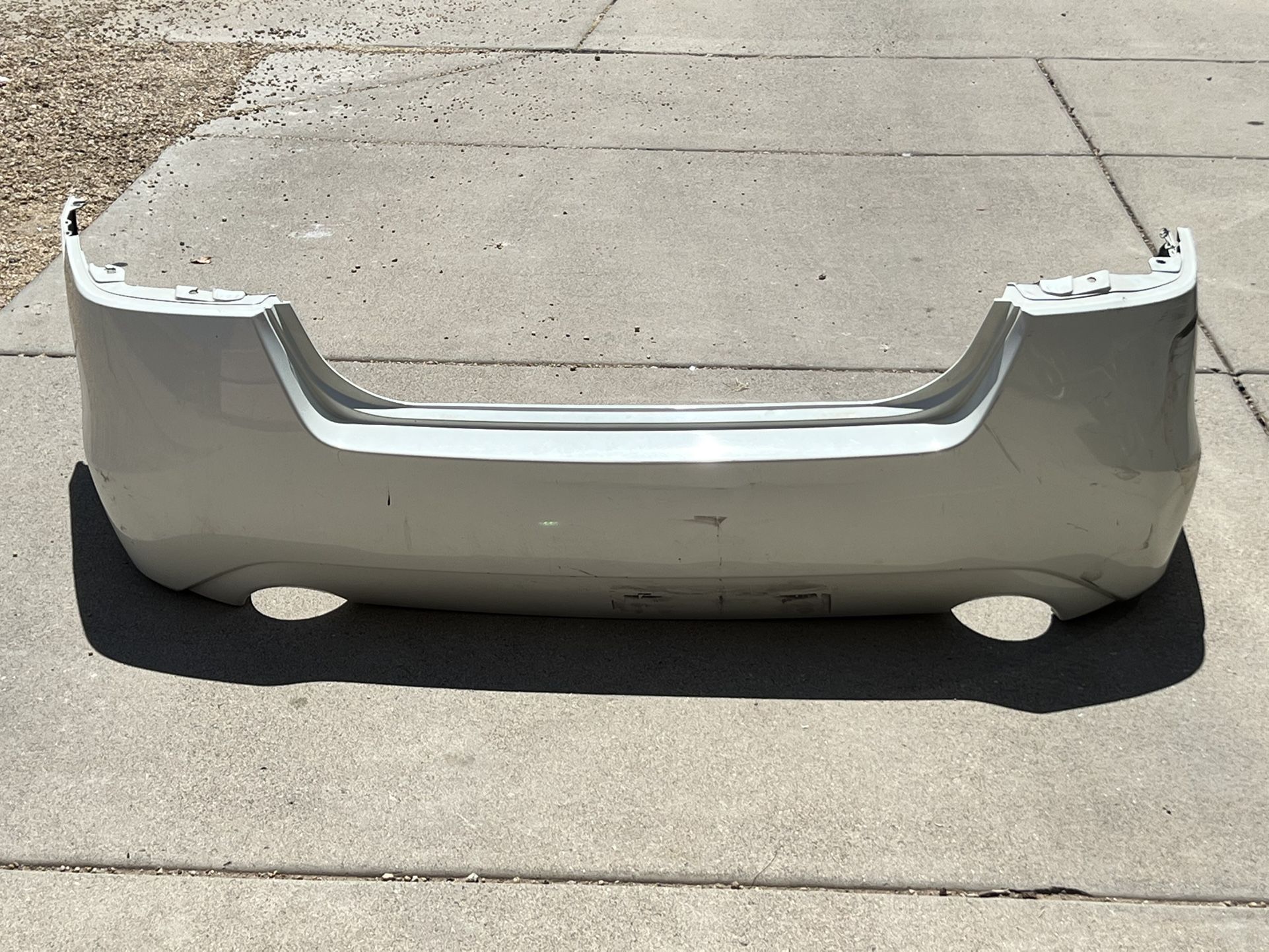 Nissan Altima White Rear Bumper Cover 2013-2016 P/N: 85022 3TA0H