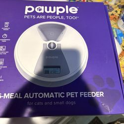 Pawple 6-Meal Automatic Pet Feeder (Brand New)