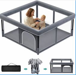 Large Baby Play Yard with Carry Bag