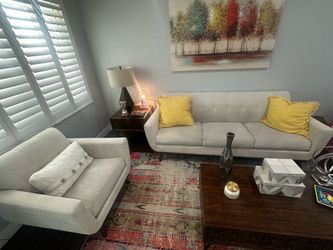 Sofa & Accent Chair - Needs some TLC