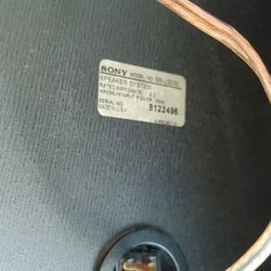 SONY SPEAKERS 100W