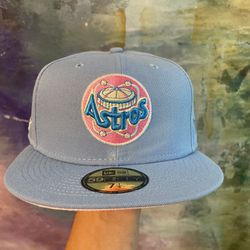 Hat Club Exclusive - Houston Astros “Cotton Candy” 59fifty Fitted Hat Size 7 1/4