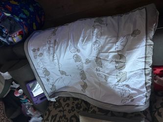 Toddler Elephant Print Blanket or Duvet Cover