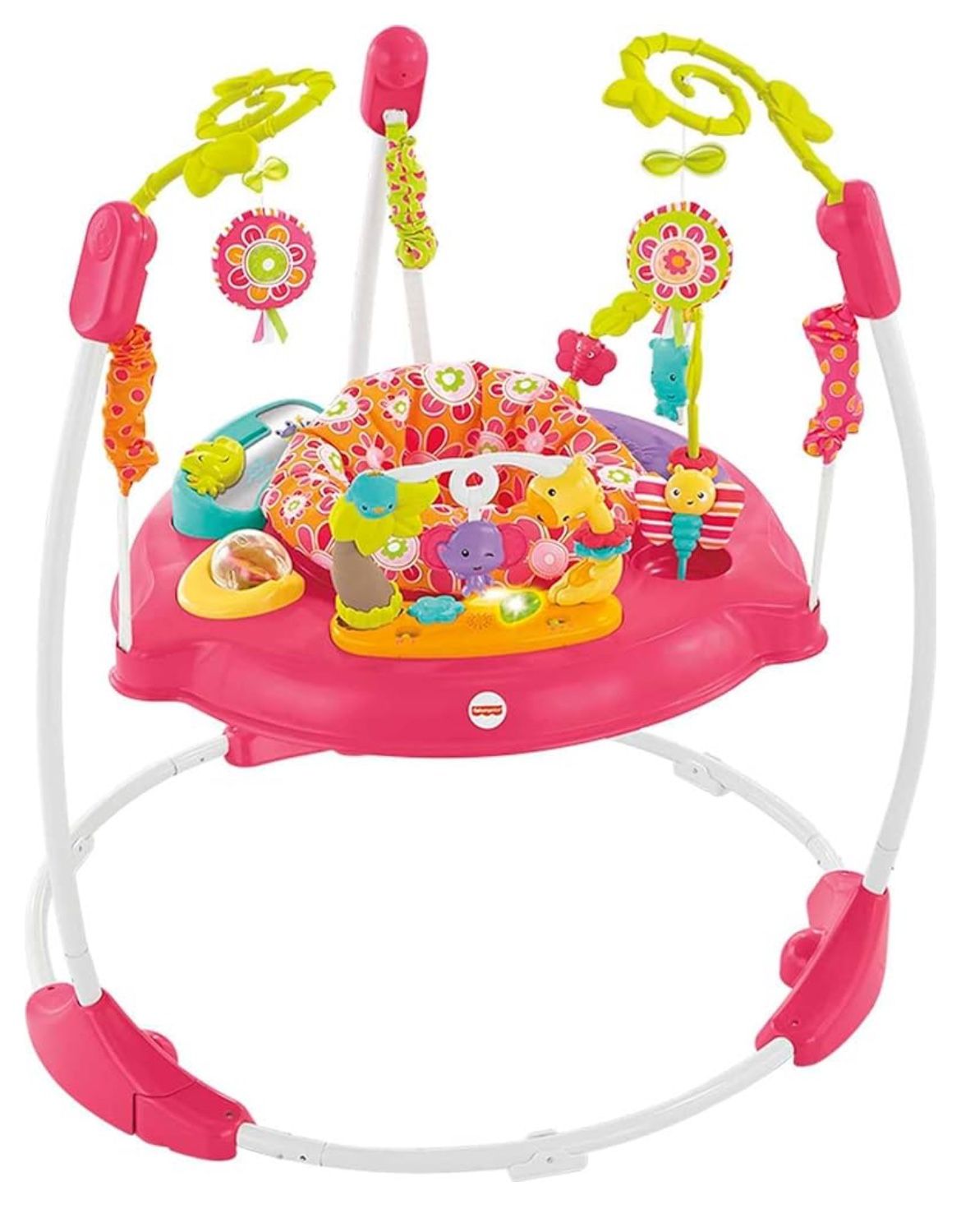 Baby Bouncer Pink Activity Center