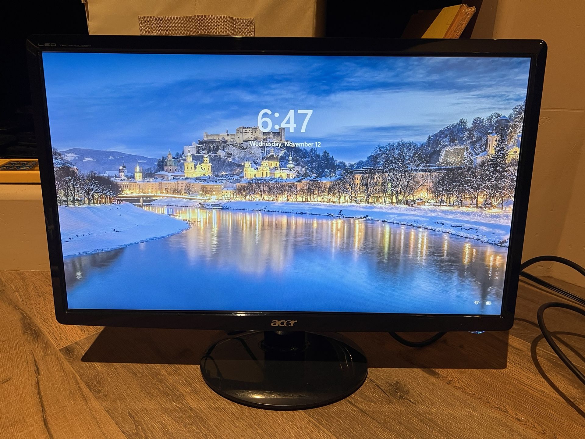 Acer 21.5" Widescreen Full HD LED Monitor