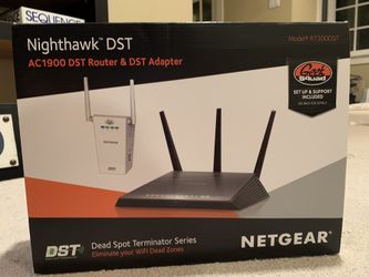 Netgear nighthawk AC1900 DST router & DST adapter