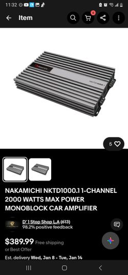 Nakamichi 1000 Watt Amplifier
