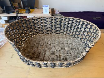 Dog Bed Basket–Gifts for Dogs–Small to XXL Dog Bed–Large Bed for Large Dogs–Elegance and Decorative Bed for Your Dog–Comfortable Dog Bed–Small Dog Bed