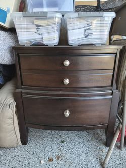 Wooden Nightstand