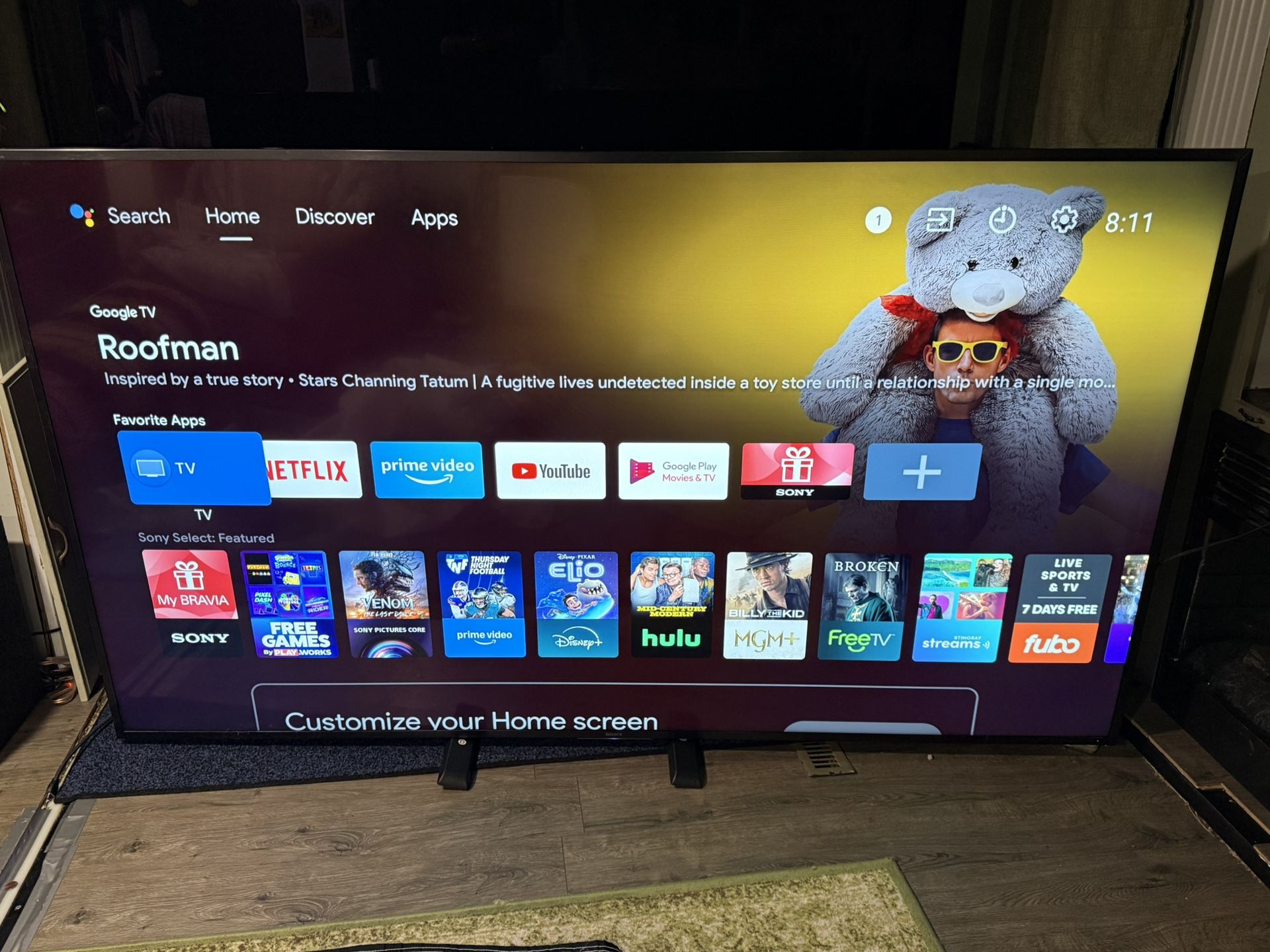 Sony 85” 4K HDR TV