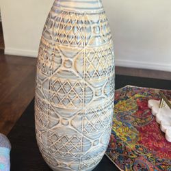 New long decorative flower vase