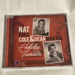 Nat King Cole & Dean Martin Holiday Favorites CD NEW