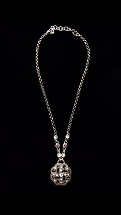 VERY RARE / RETIRED Brighton Reversible Necklace Medalion 