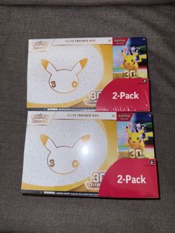 Costco Pokemon 30th Celebration 2-Pack Trainer Box & Booster Bundle