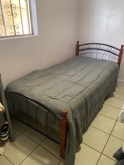 Twin Metal Bed