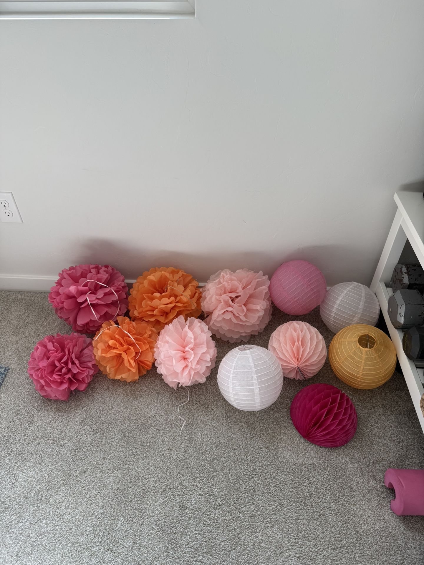 Pink Assorted Paper Lanterns